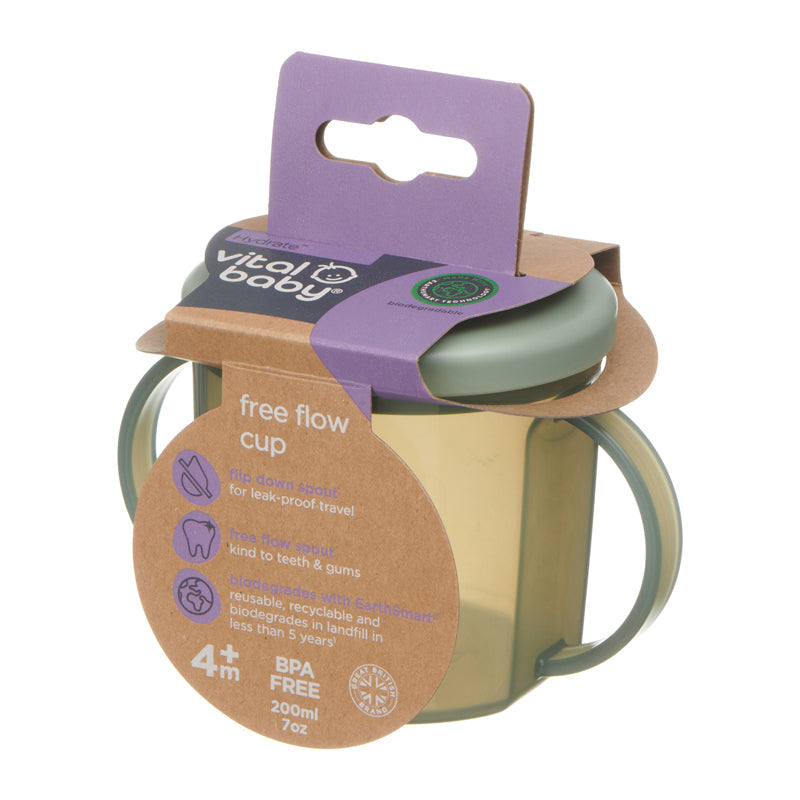 Vital Baby Hydrate Free Flow Cup Moss