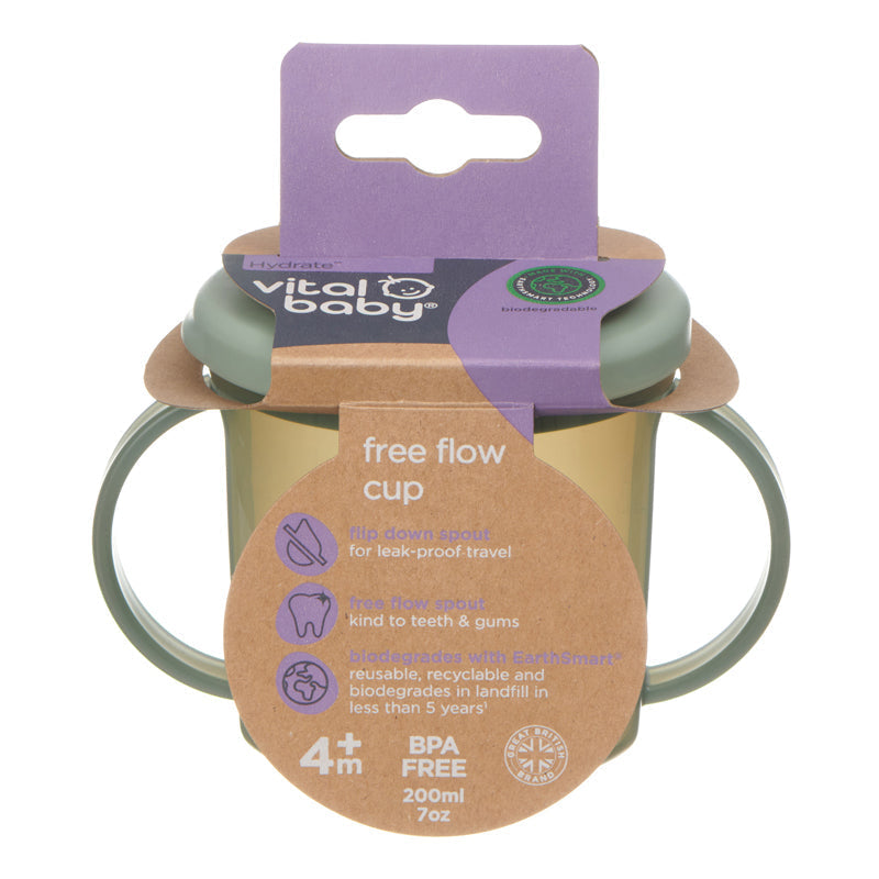 Vital Baby Hydrate Free Flow Cup Moss