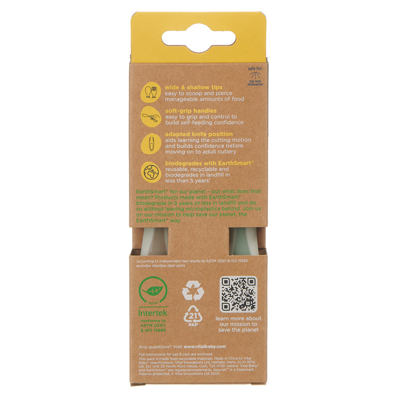 Vital Baby Nourish Big Kid Cutlery 3Pk