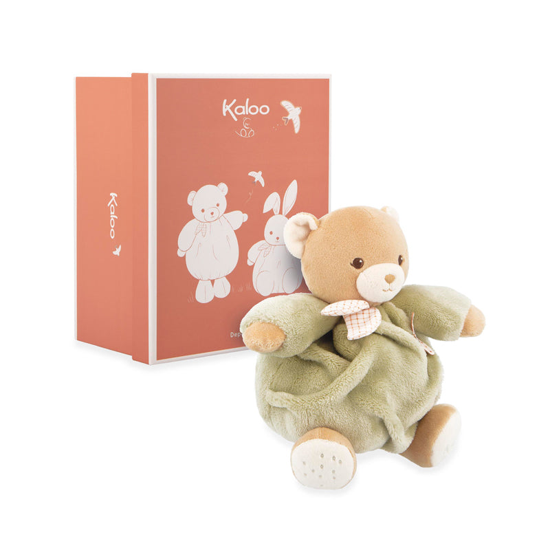 Kaloo Intemporel Chubby Bear Green 17cm