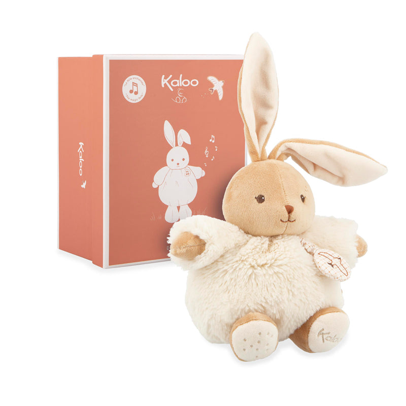 Kaloo Intemporel Chubby Rabbit Cream Musical 17cm