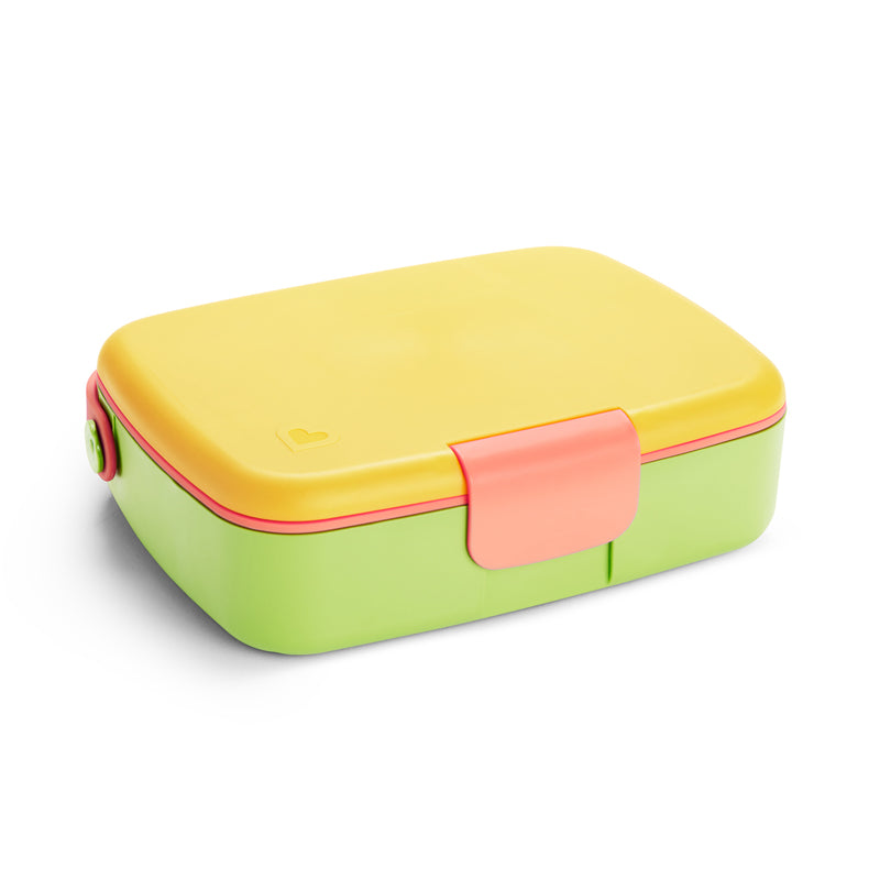 Munchkin Lunch Bento Box With Utensils Pink