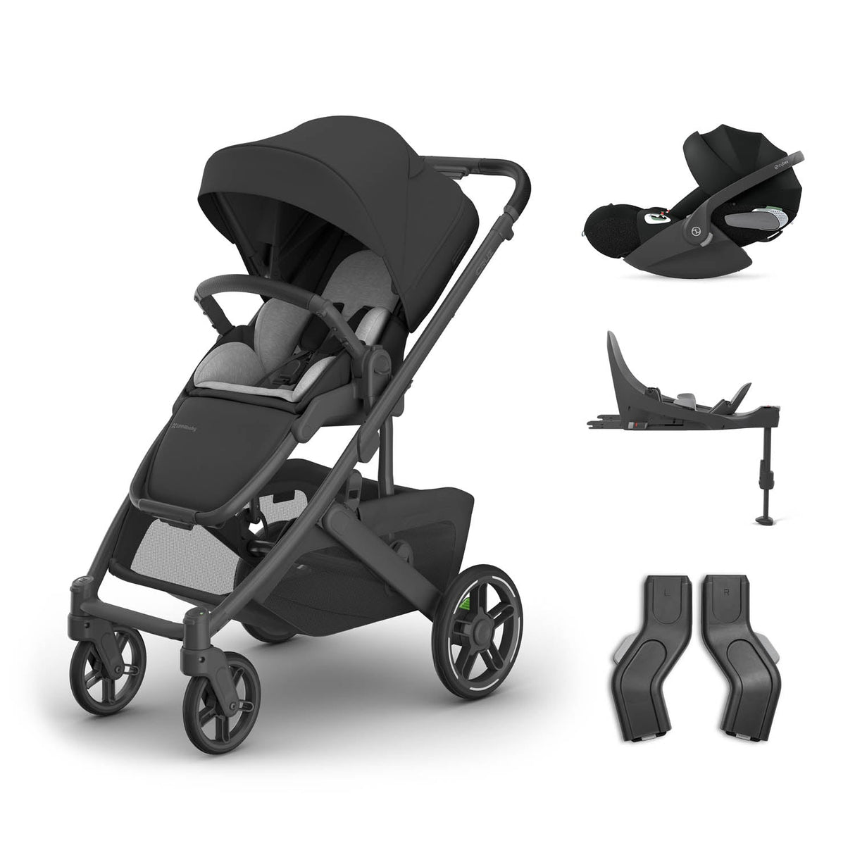 UPPAbaby Cruz V3 Pushchair + Cybex Cloud T & Base - Jake