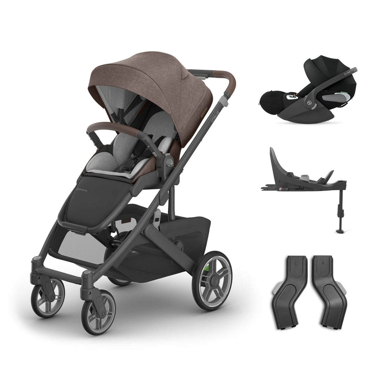 UPPAbaby Cruz V3 Pushchair + Cybex Cloud T & Base - Owen