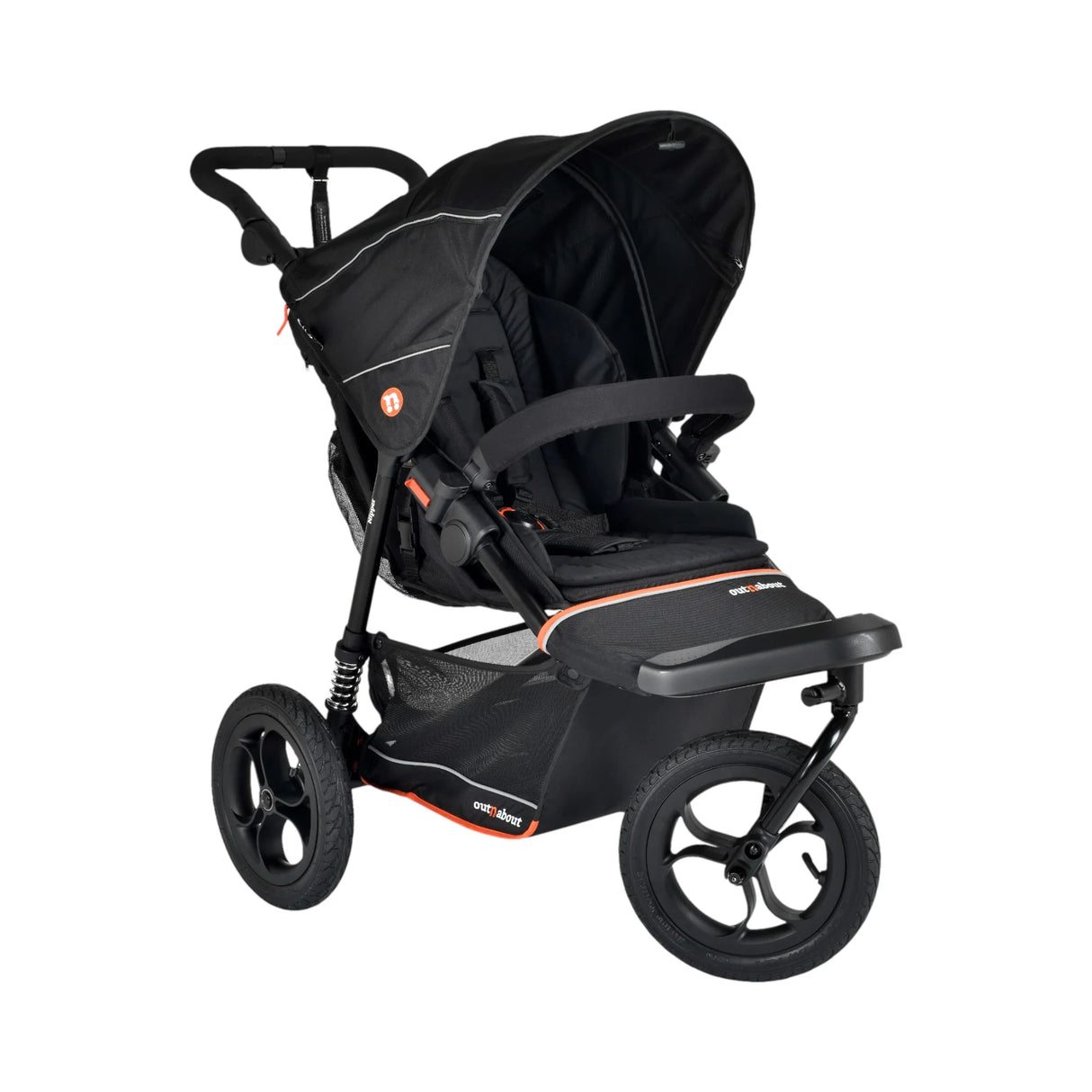 Out n About Nipper V6 Single Pushchair - Summit Black