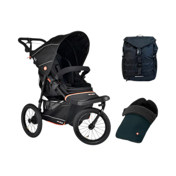 Out n About Nipper V6 Plus Single Adventure Bundle - Summit Black