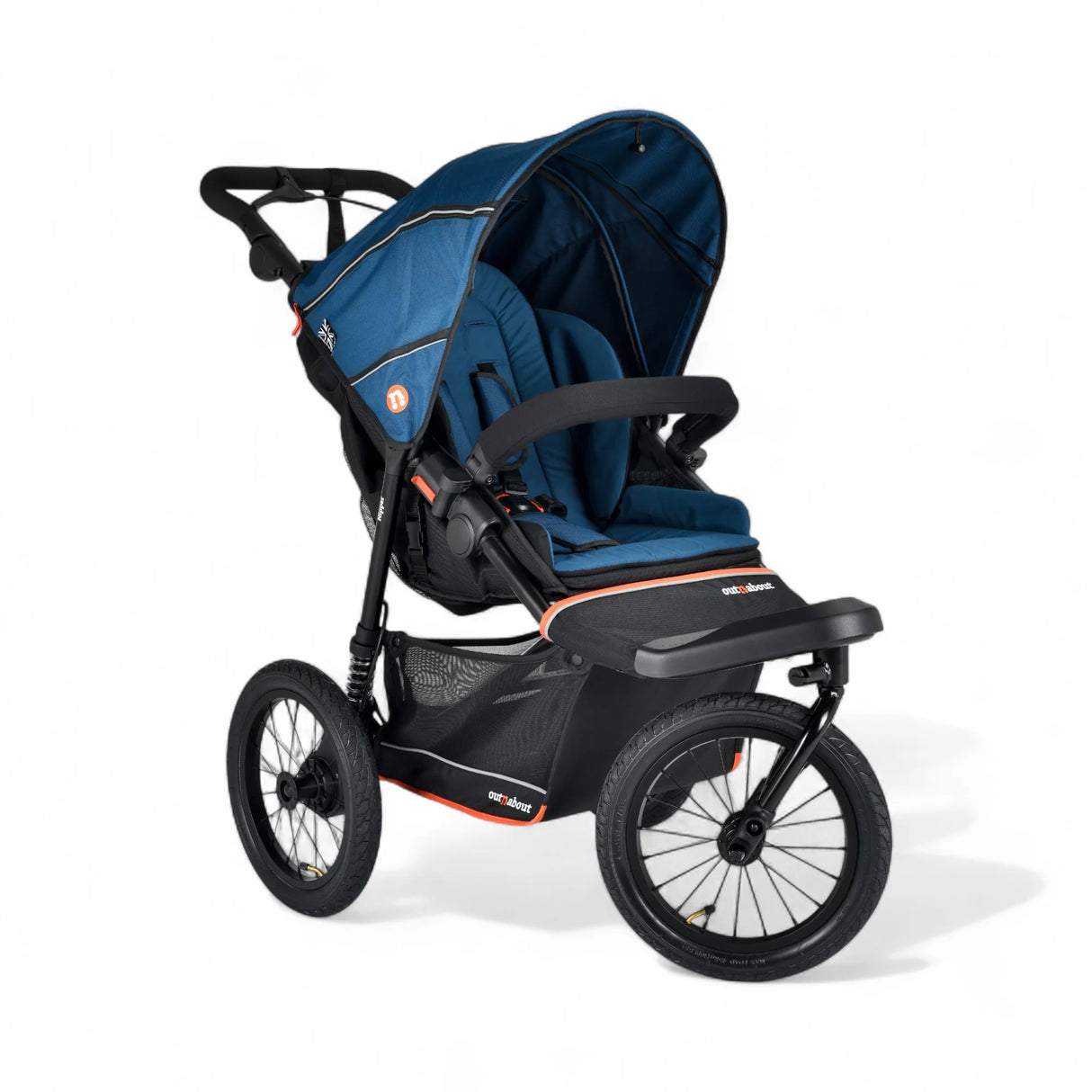 Out n About Nipper V6 Plus Single Adventure Bundle - Highland Blue