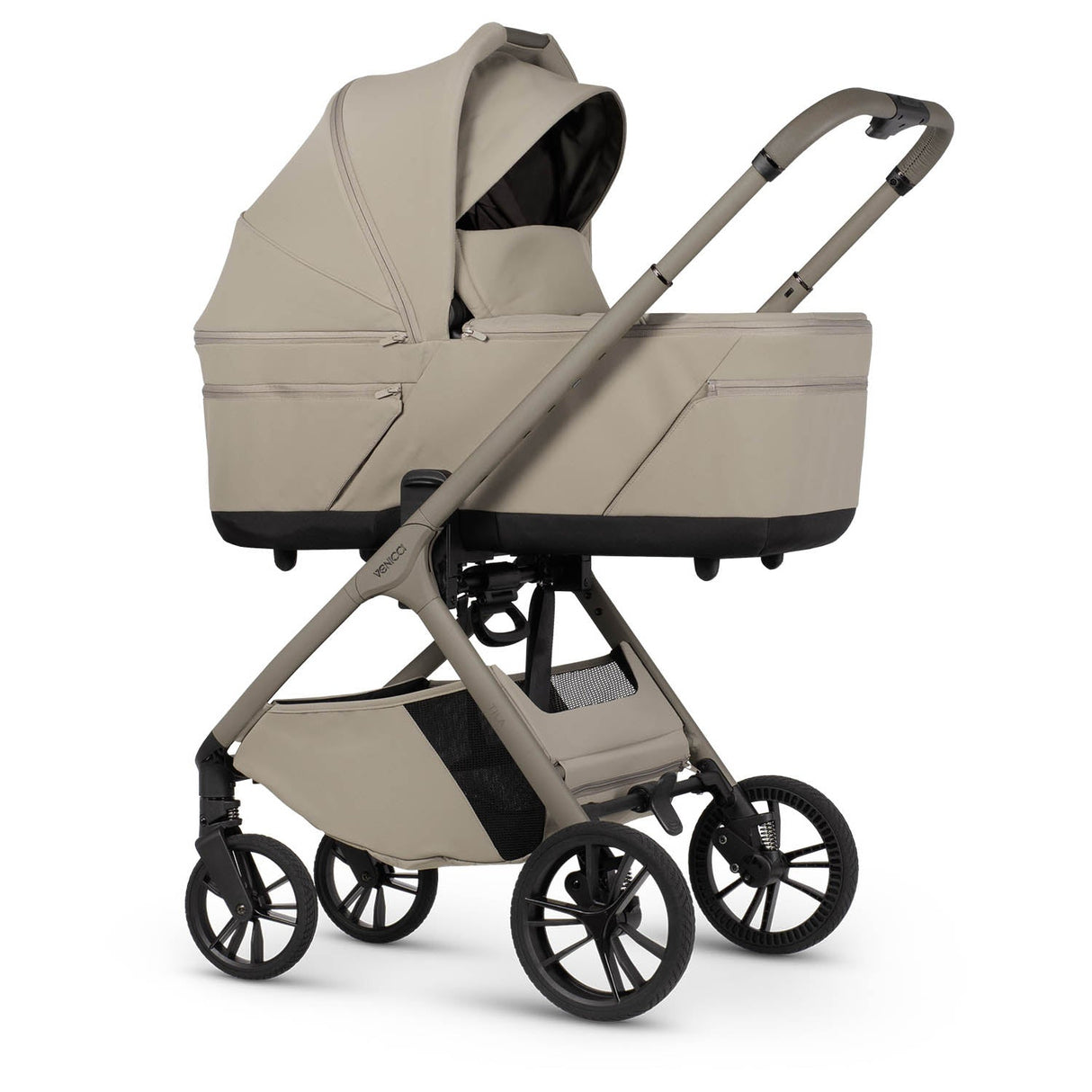 Venicci Tila 16 Piece Ultimate 4in1 Plus Tiago Bundle - Latte