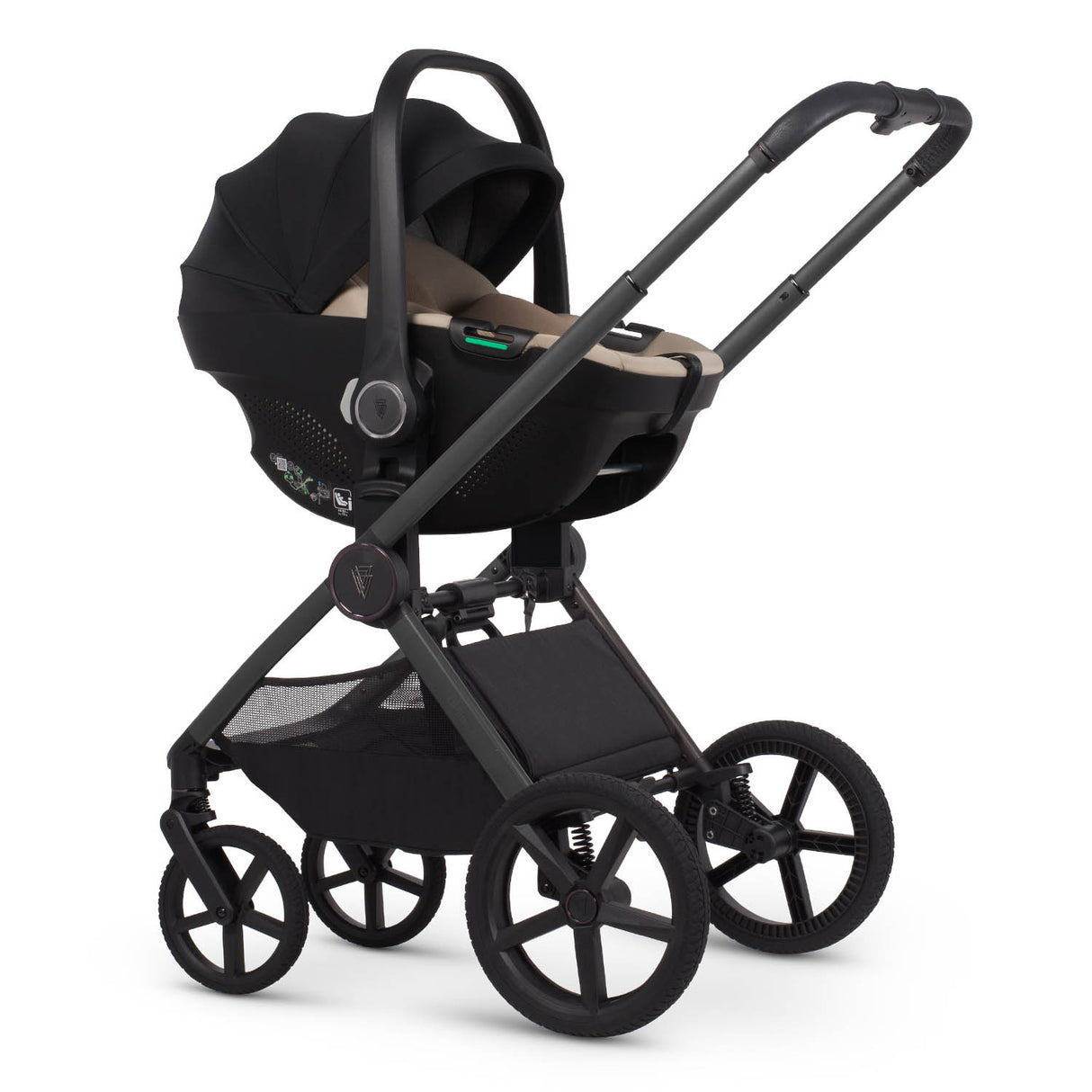 Venicci Upline 3 Luxury 4in1 Tiago Car Seat & 360 Base Bundle - Aloe