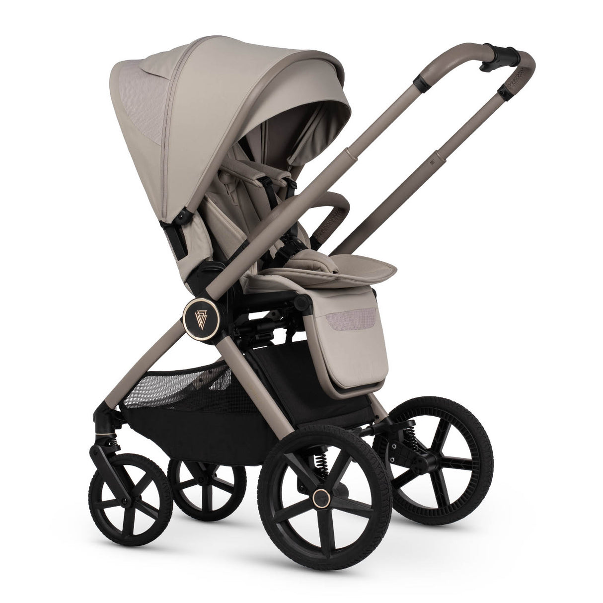 Venicci Upline 3 Comfort 3in1 Tiago Car Seat 360 Bundle - Pebble