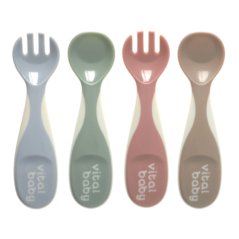 Vital Baby Nourish Chunky Cutlery 4Pk