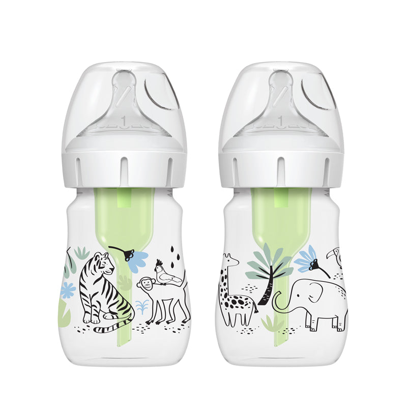 Dr Brown's Options+ Bottle Design Jungle 150ml 2Pk