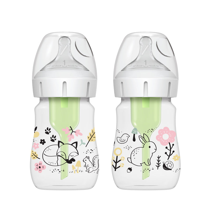 Dr Brown's Options+ Bottle Design Woodland 150ml 2Pk