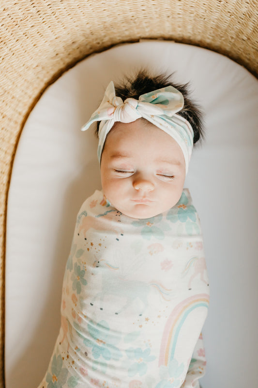 Copper Pearl Knit Headband Whimsy