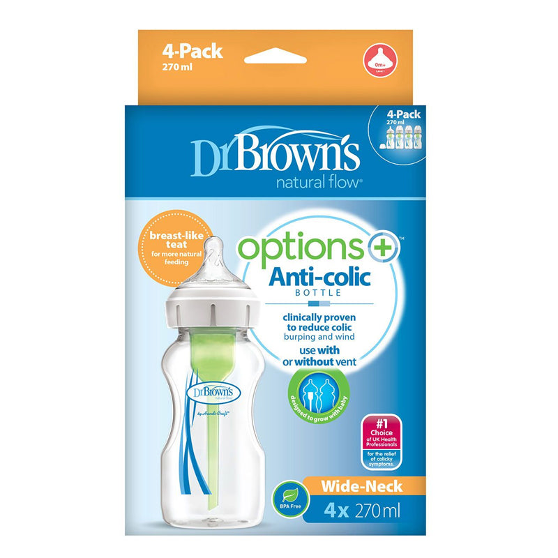 Dr Brown's Options+ Bottle 270ml 4Pk