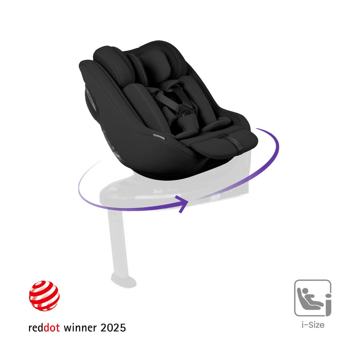 Silver Cross Approach Plus 360 Infant Car Seat - Iconic Black