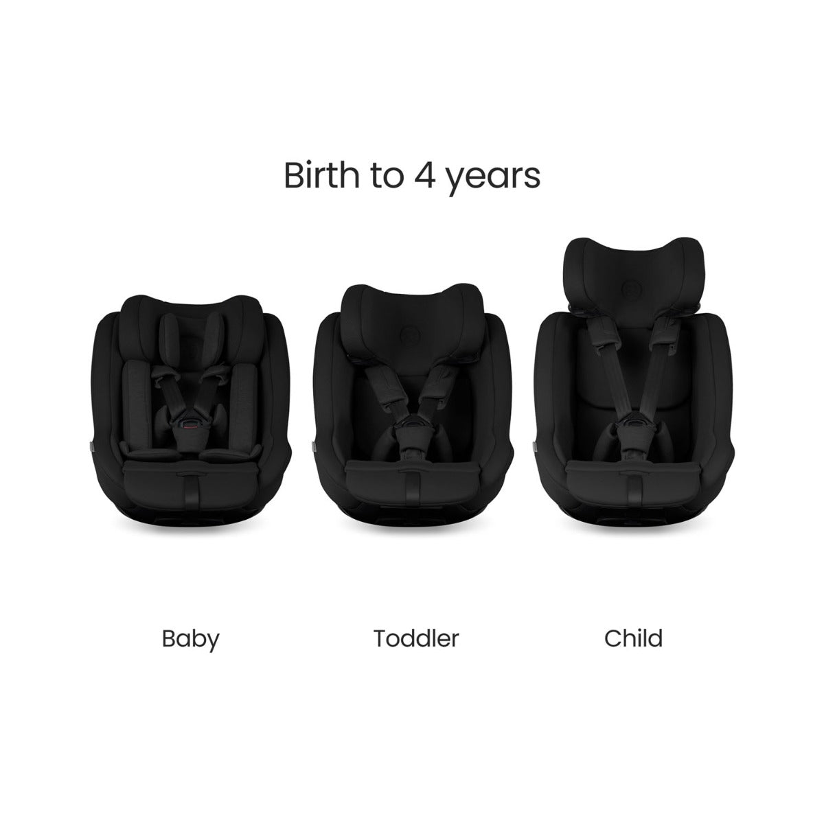 Silver Cross Approach Plus 360 Infant Car Seat - Iconic Black