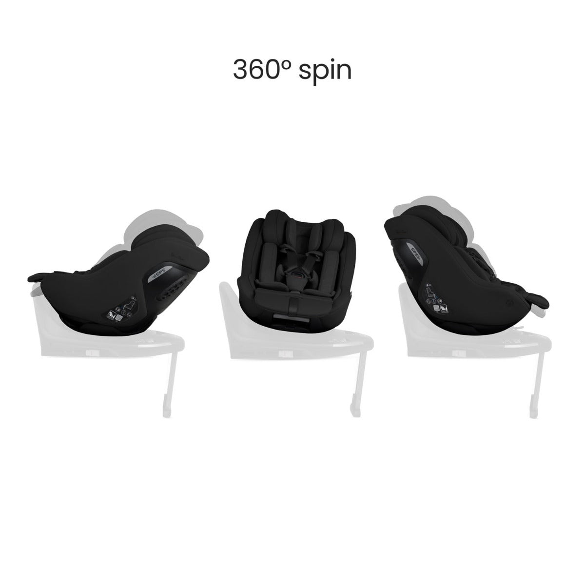 Silver Cross Approach Plus 360 Infant Car Seat - Iconic Black