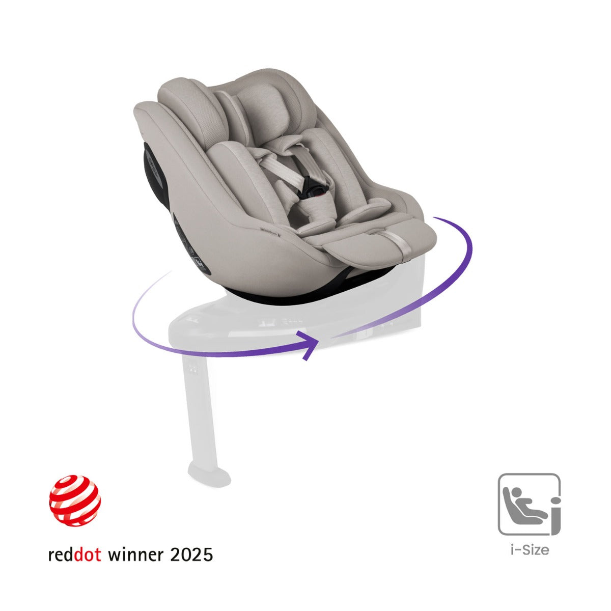 Silver Cross Approach Plus 360 Infant Car Seat - Natural Taupe