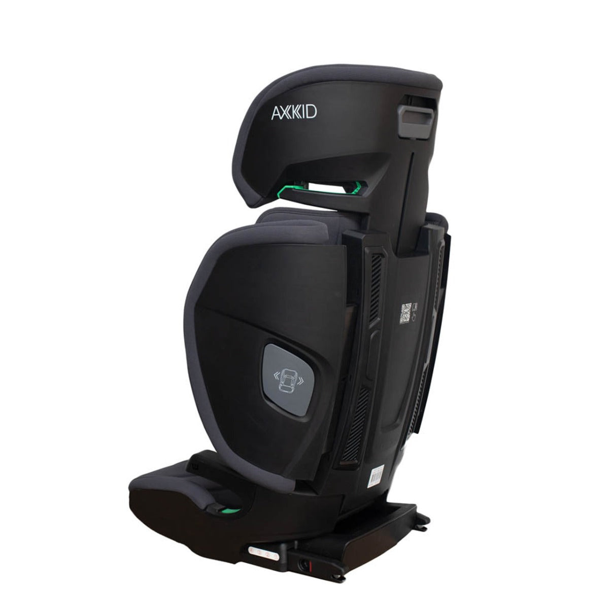 Axkid Nextkid R129 High Back Booster Car Seat - Granite Melange