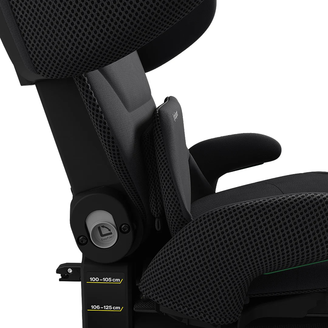 Axkid Up High Back Booster Car Seat - Coastal Storm Black