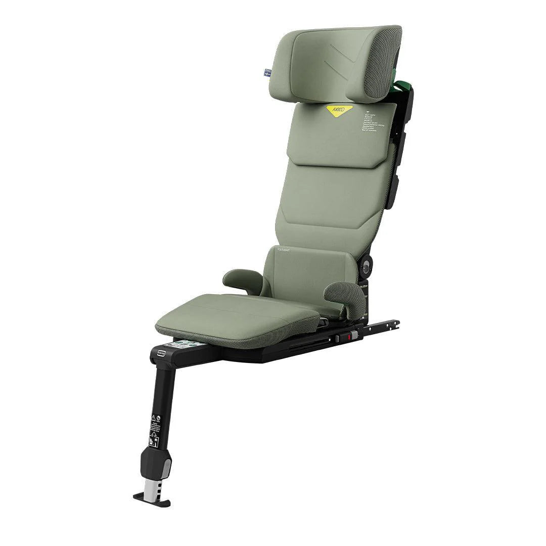 Axkid Up High Back Booster Car Seat - Nordic Bloom Green