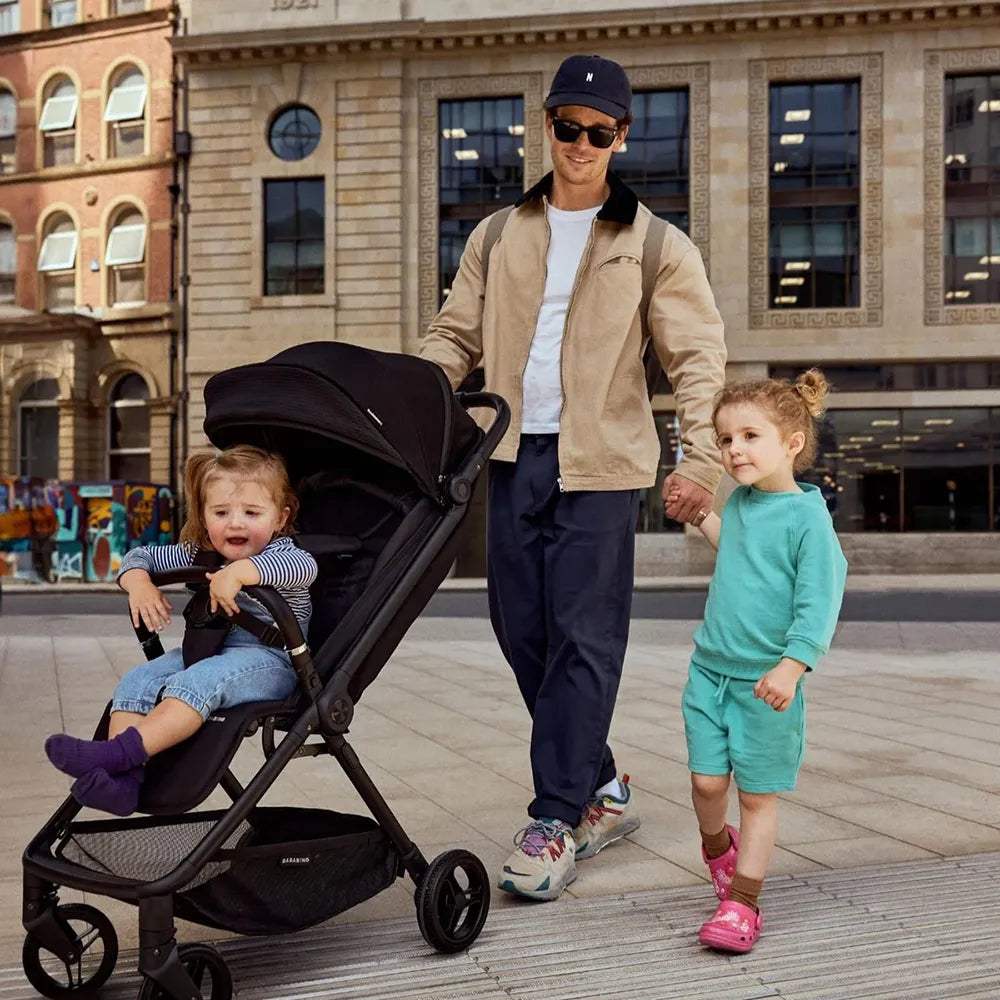 Bababing Auto-Fold Compact Stroller - Black