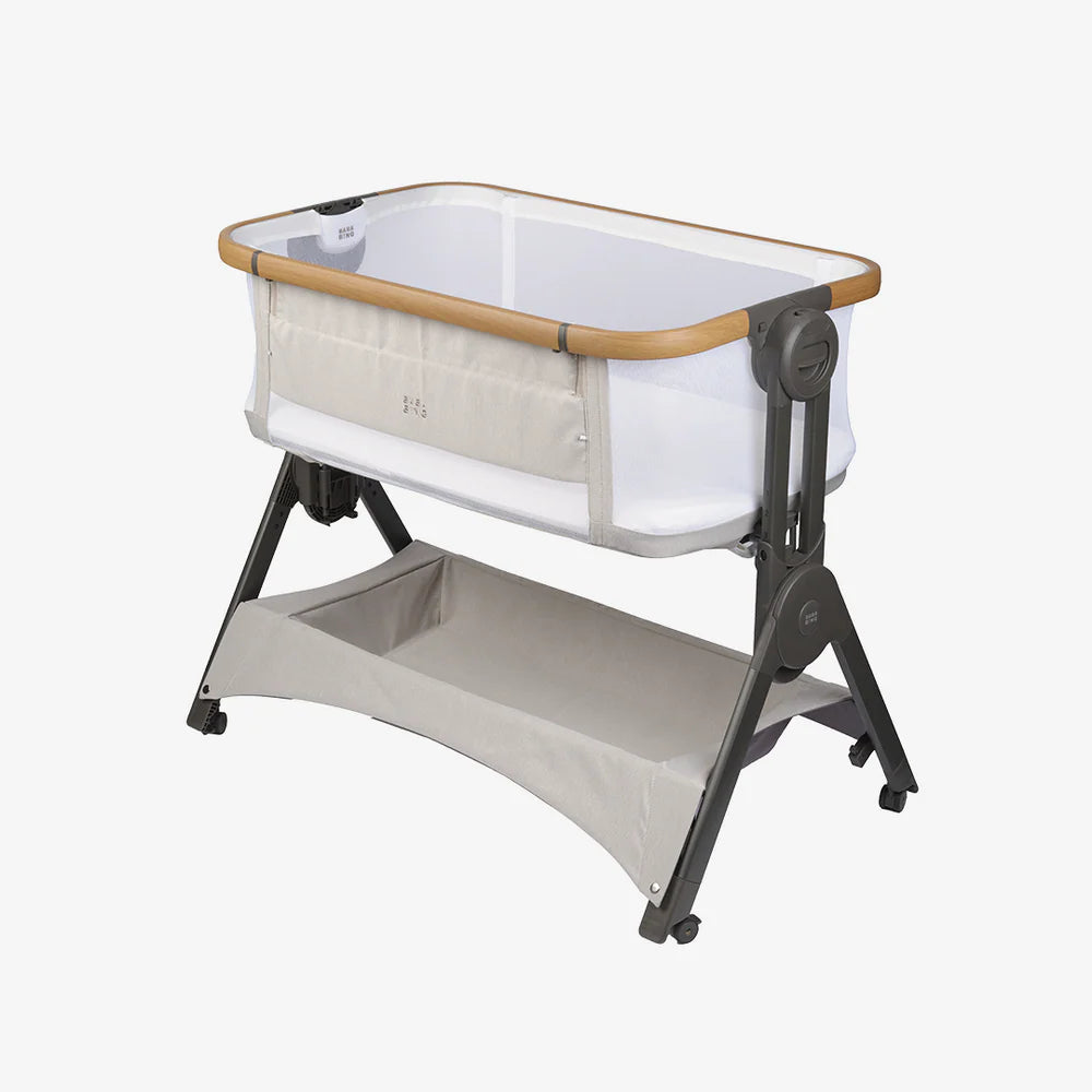 Bababing Bedside & Travel Crib - Beige