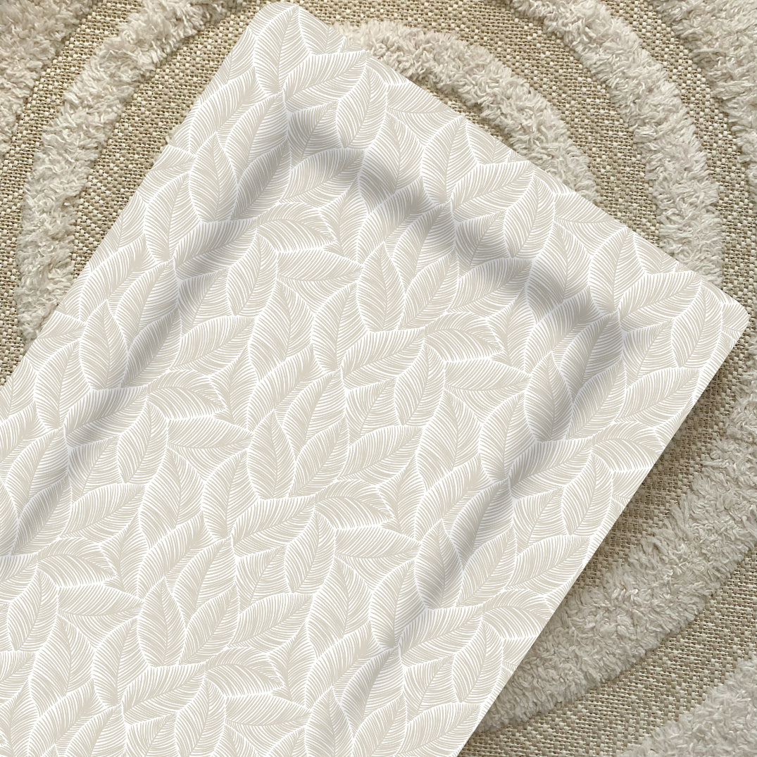 Standard Changing Mat - Gold Leaf Print