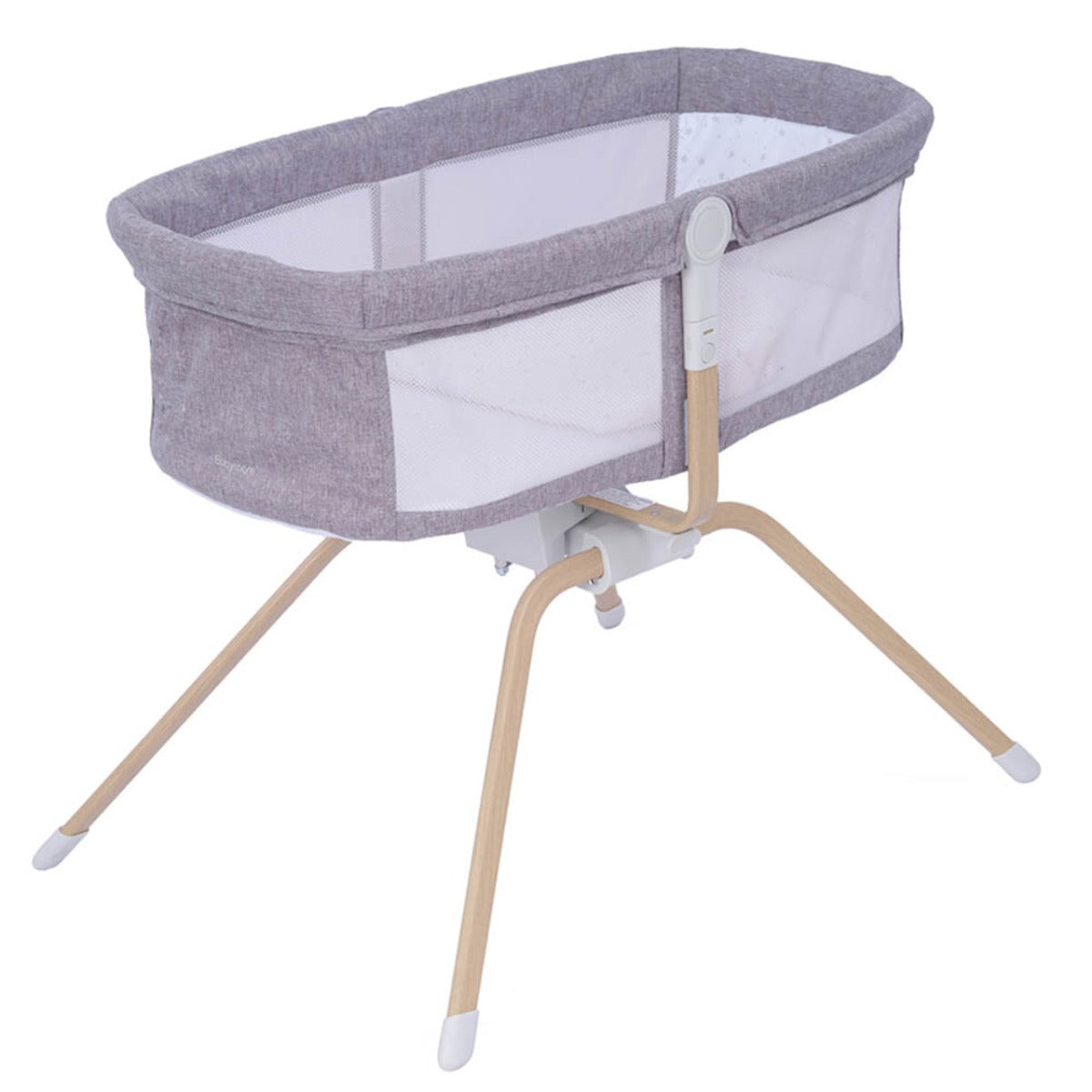 Babymore Air Motion Gliding Crib - Slate