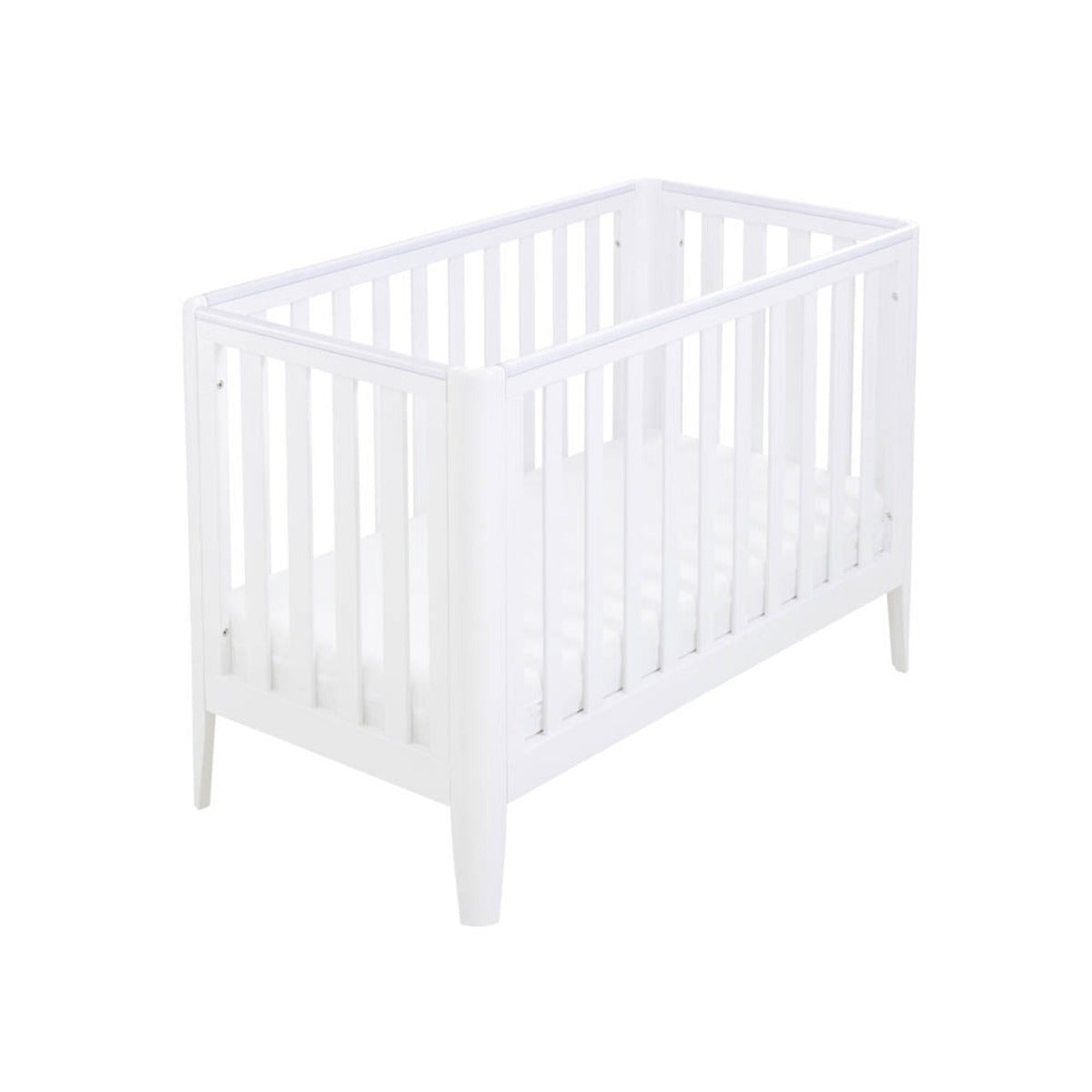 Babymore Iris Cot Bed - White