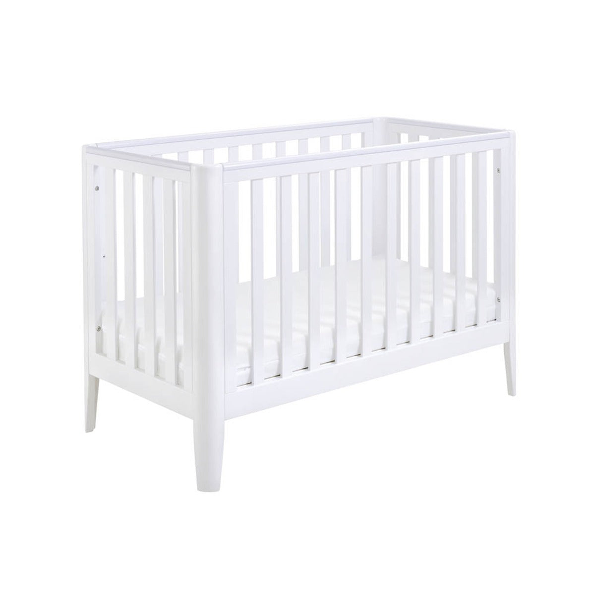 Babymore Iris Cot Bed - White