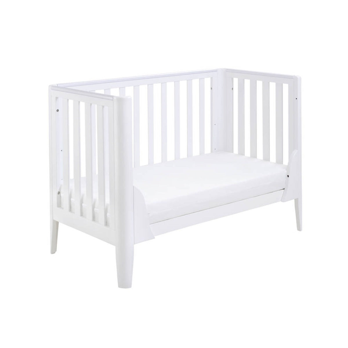 Babymore Iris Cot Bed - White