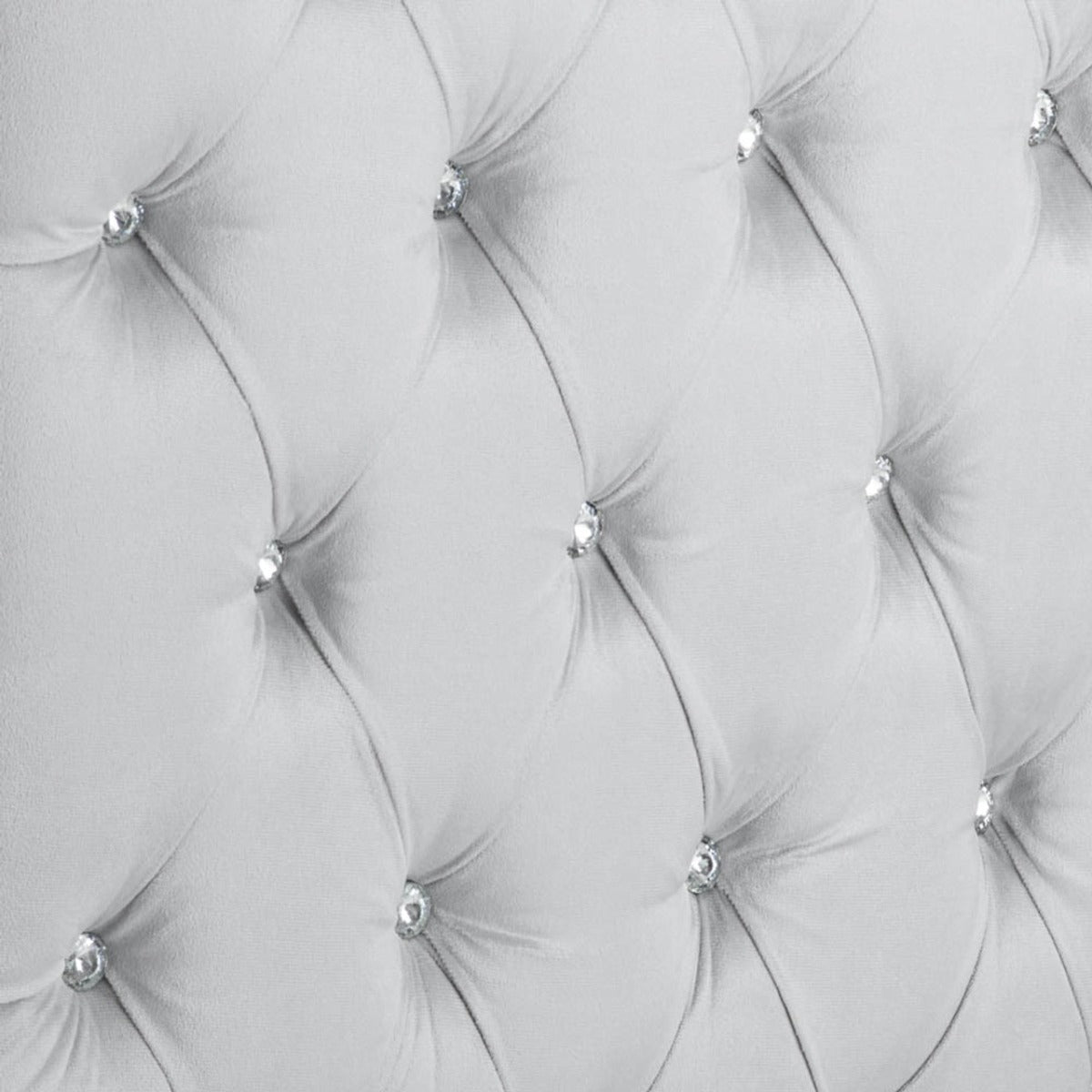 Babymore Velvet Deluxe Cot Bed - White