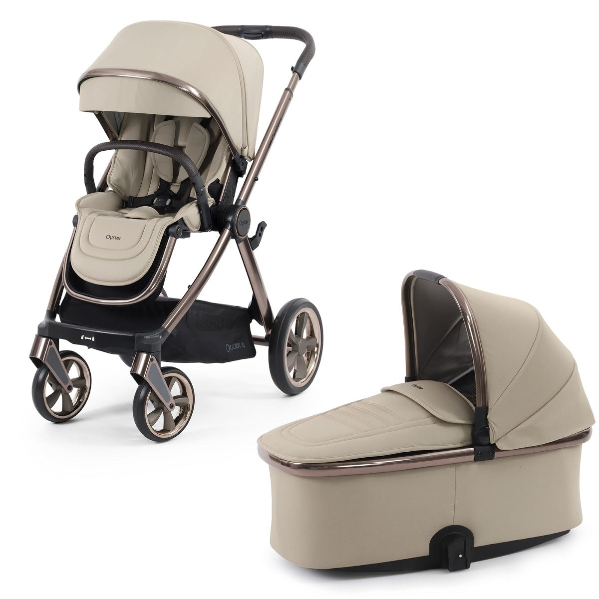 BabyStyle Oyster 4 Ultimate 12 Piece Cybex Cloud T Bundle - Buttermilk