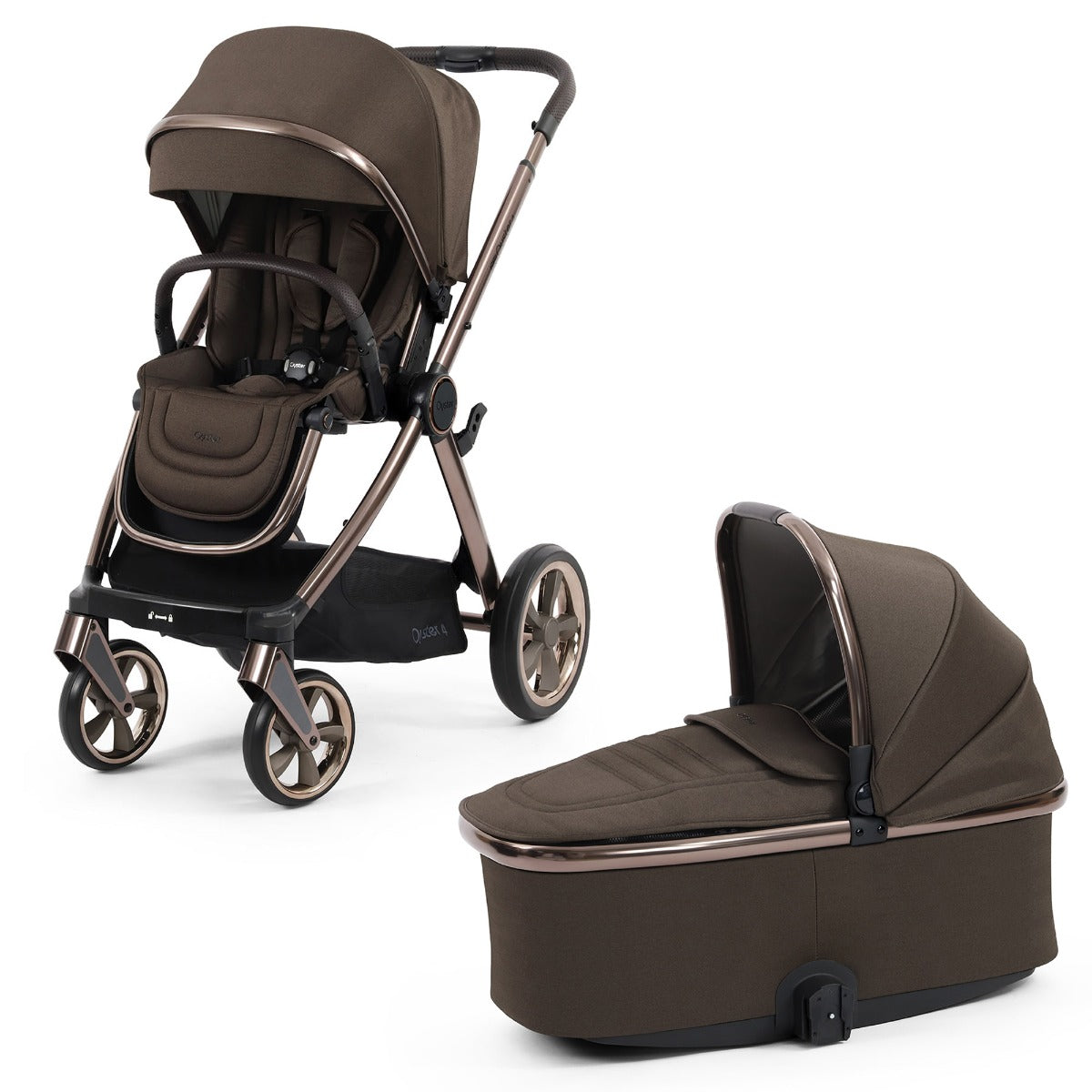 BabyStyle Oyster 4 Stroller & Carrycot - Chocolate Velvet