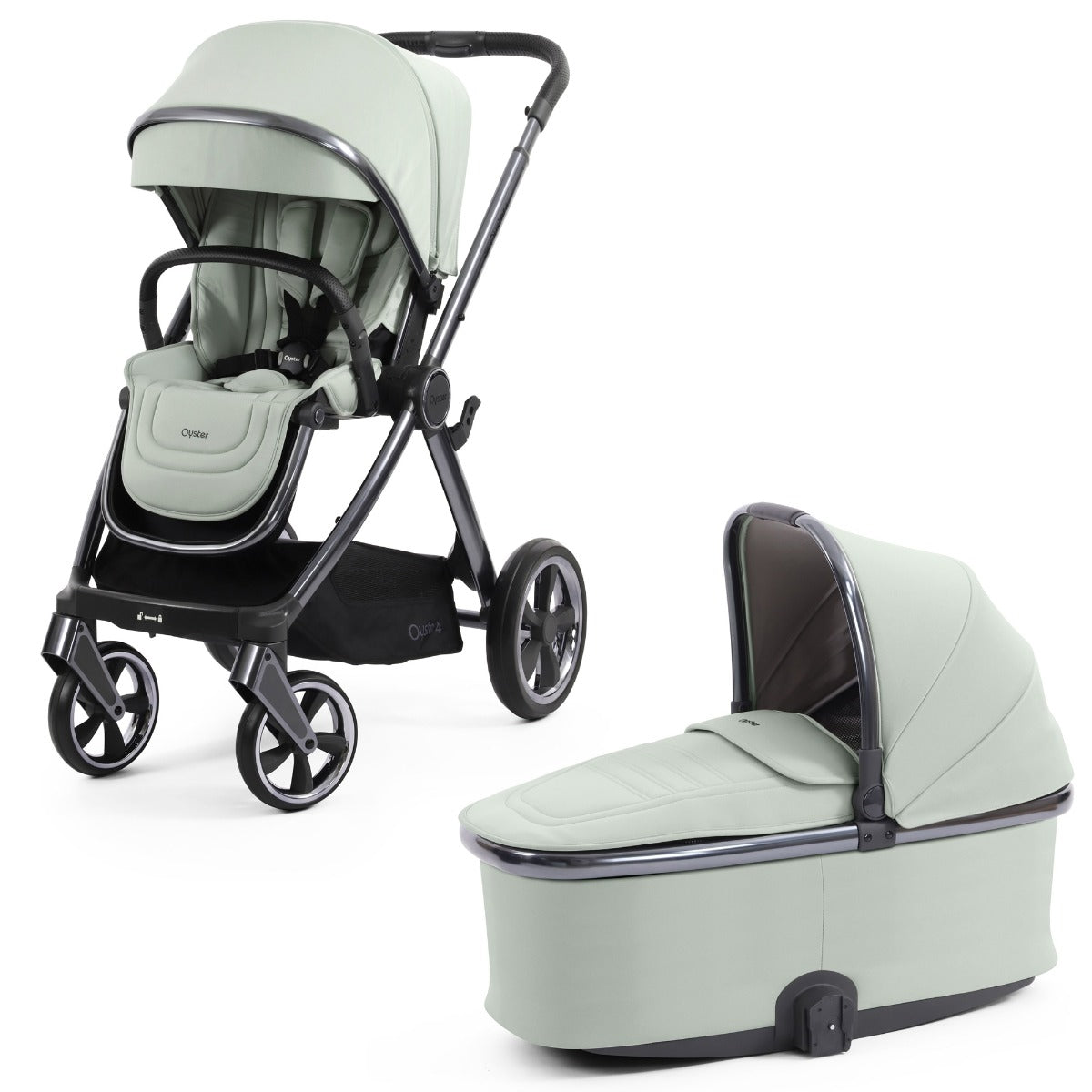 BabyStyle Oyster 4 Stroller & Carrycot - Pistachio