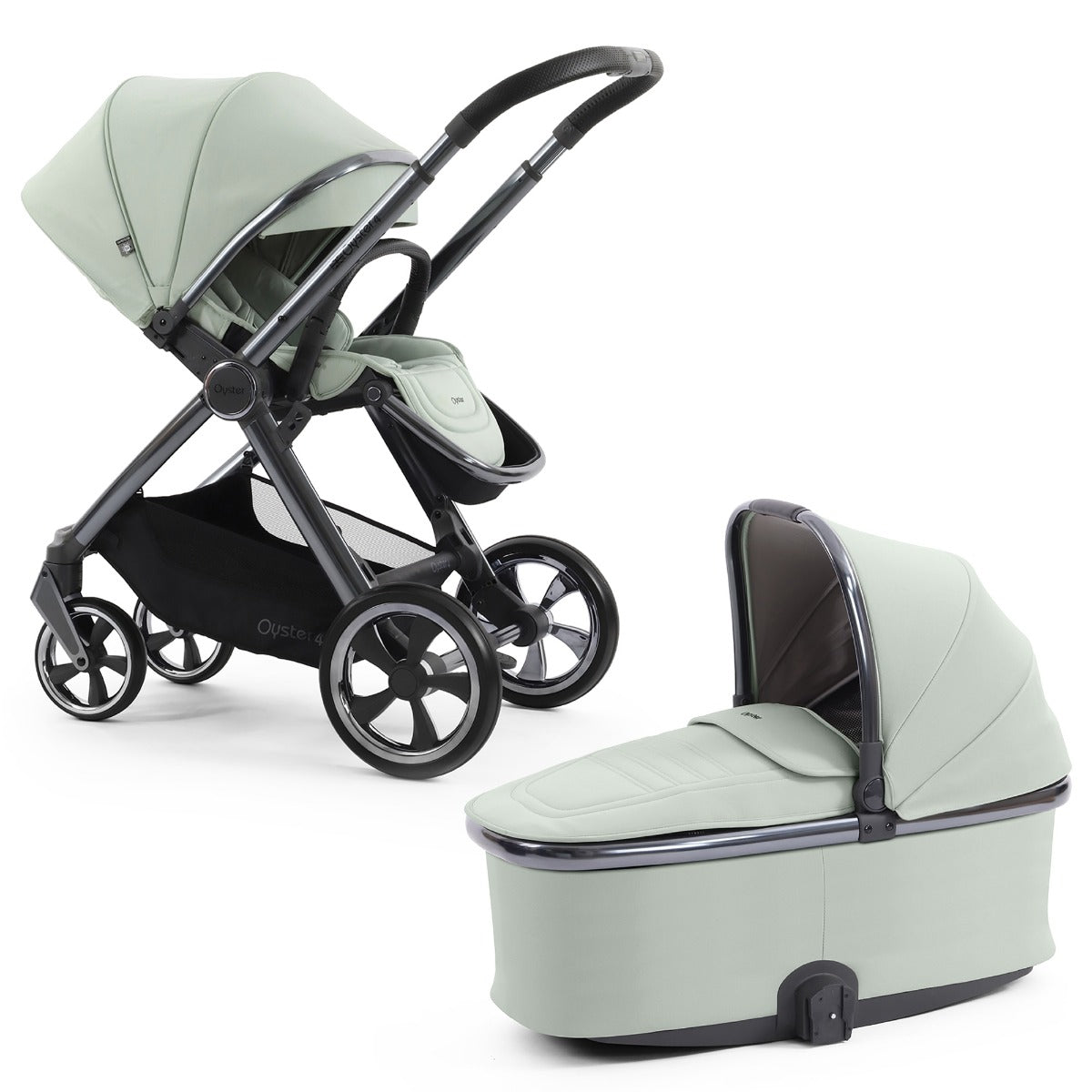 BabyStyle Oyster 4 Ultimate 12 Piece Maxi-Cosi Cabriofix i-Size Bundle - Pistachio