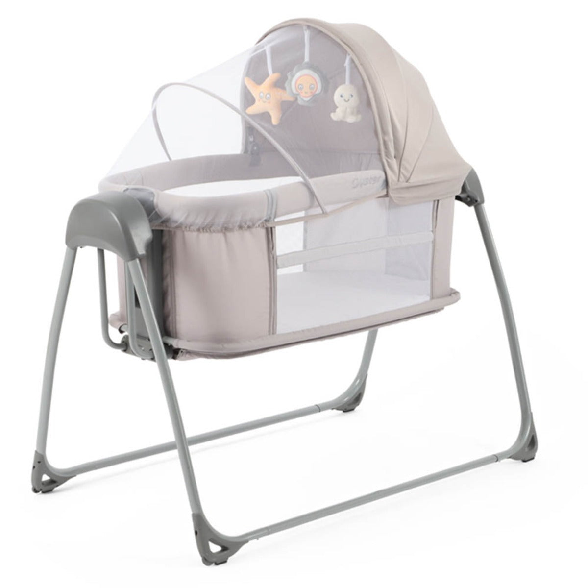 BabyStyle Oyster Home Swinging Crib - Stone