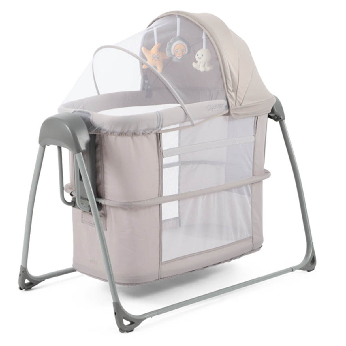 BabyStyle Oyster Home Swinging Crib - Stone