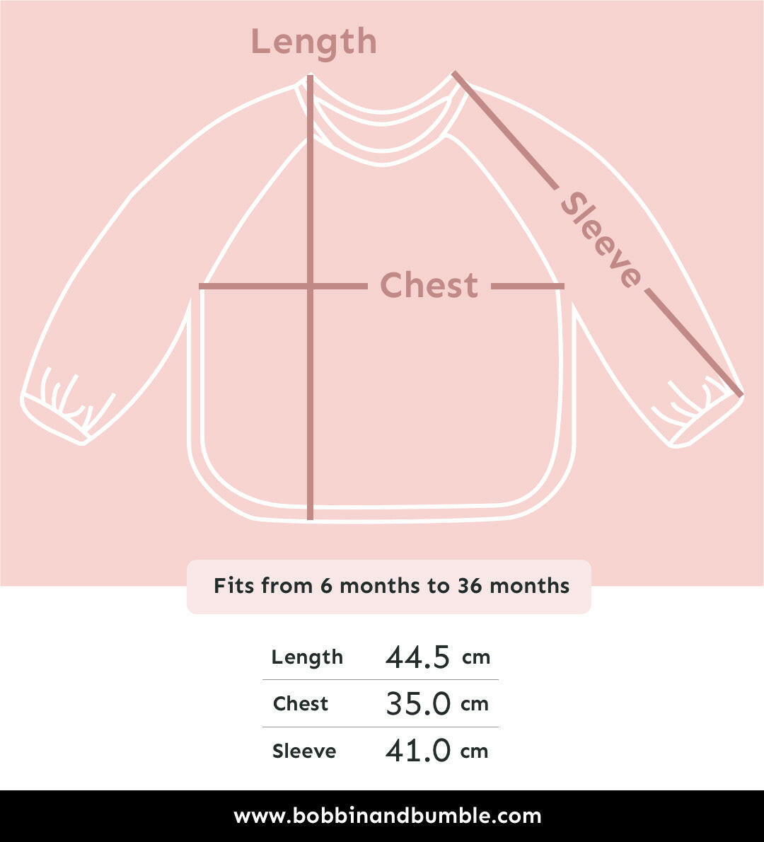 Long Sleeved Baby Bib - Houseplant Haven