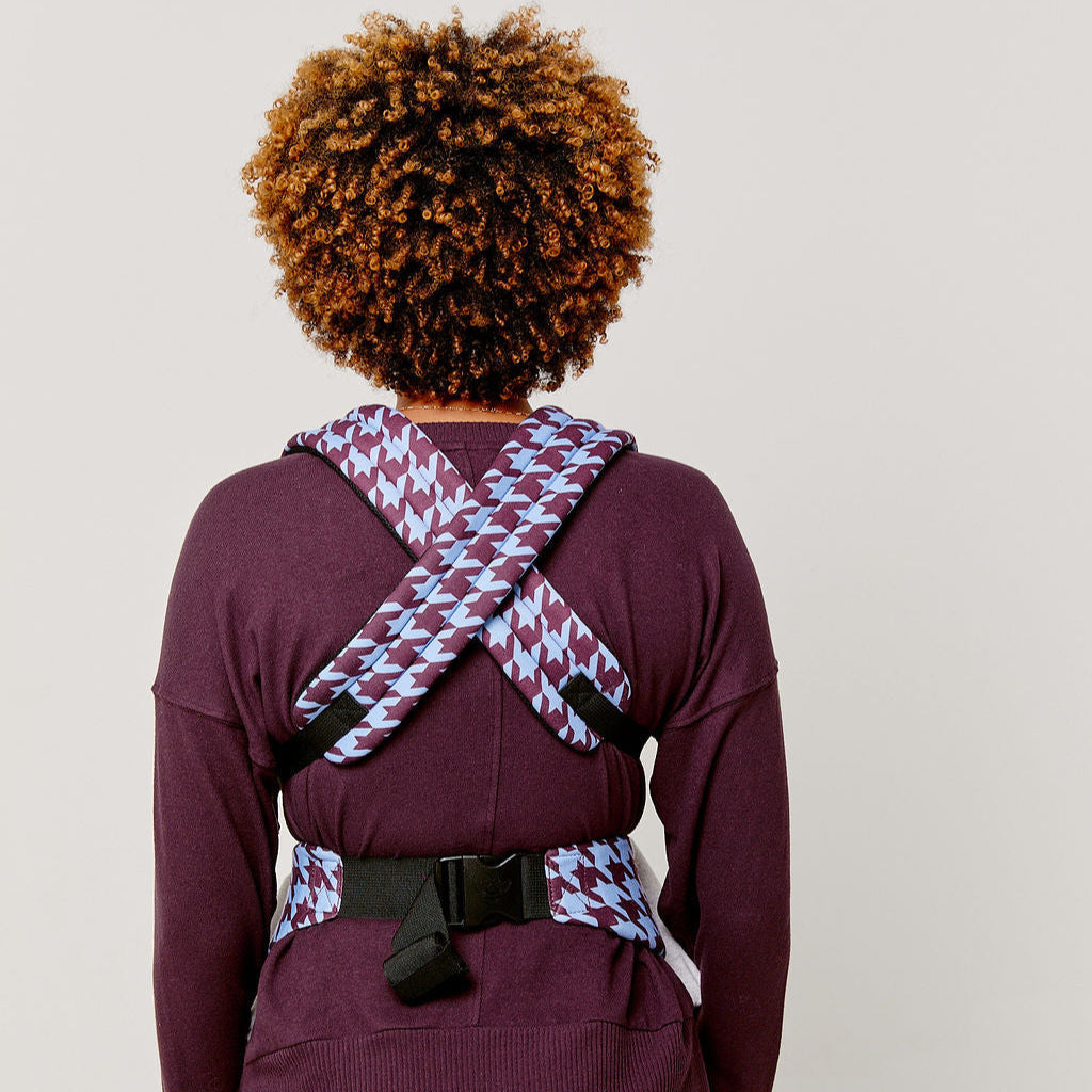 Nomad Air Houndstooth Baby Carrier - Harlow Lavender Blue