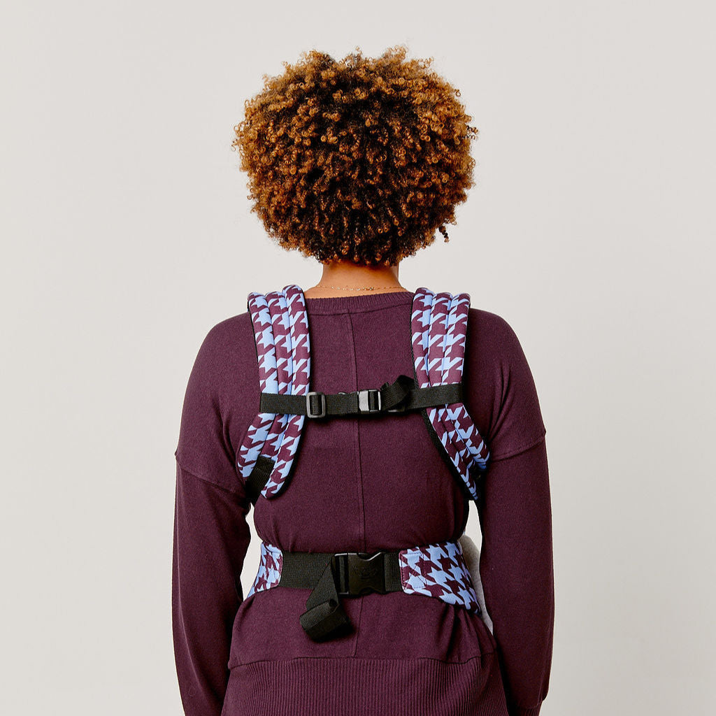 Nomad Air Houndstooth Baby Carrier - Harlow Lavender Blue