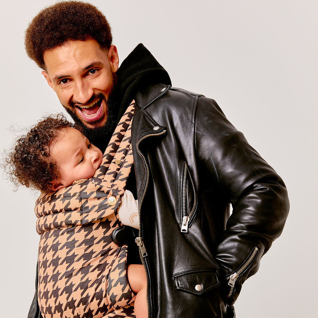 Nomad Air Houndstooth Baby Carrier - Harlow Toffee