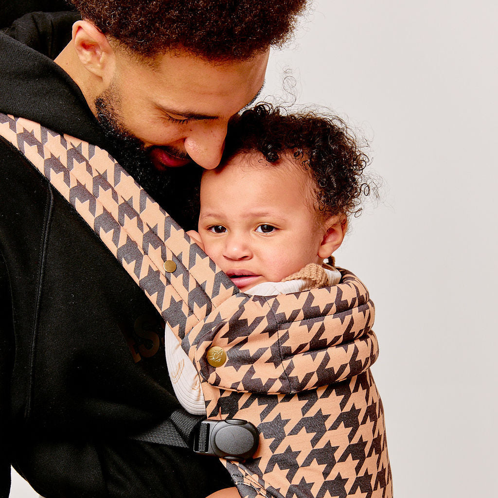Nomad Air Houndstooth Baby Carrier - Harlow Toffee