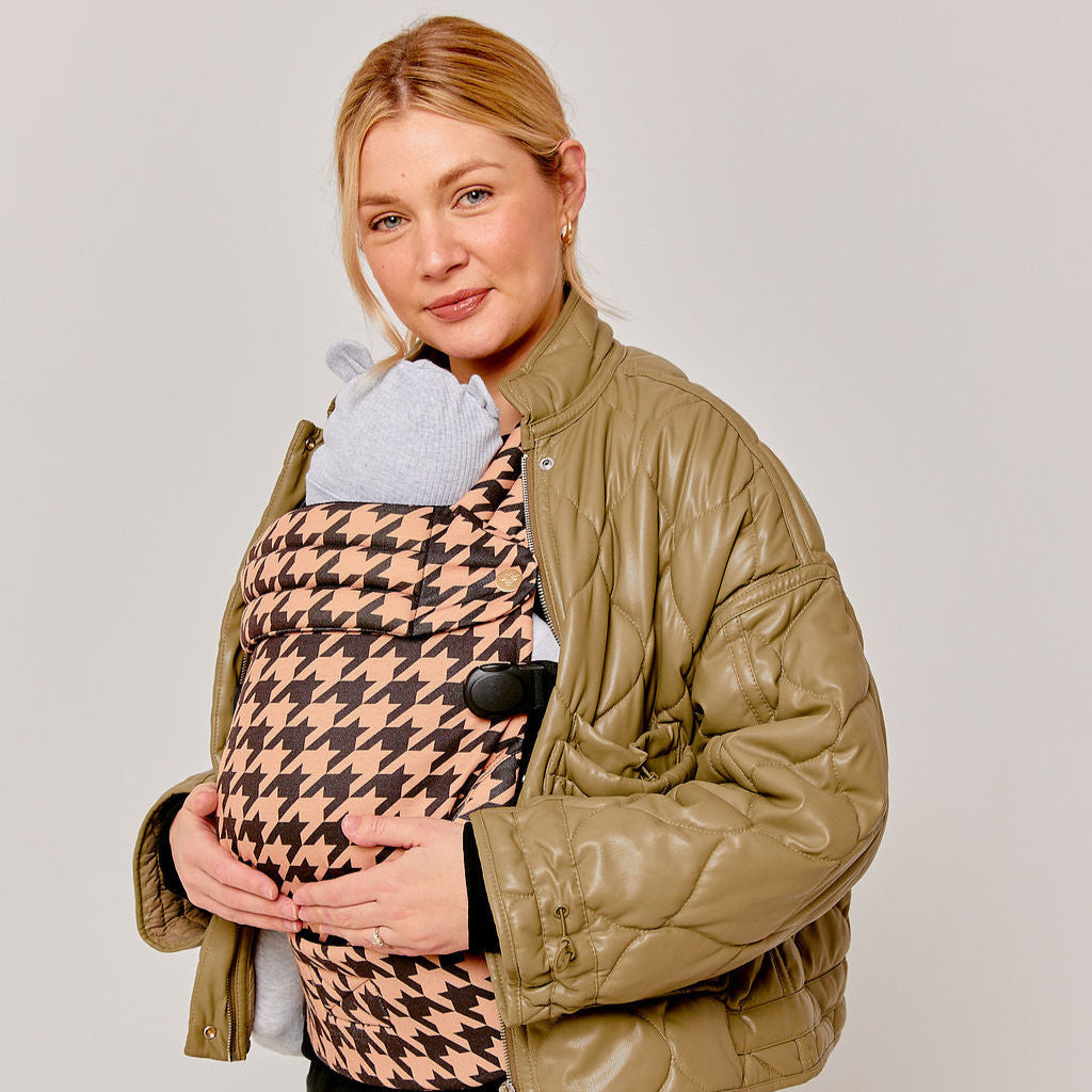 Nomad Air Houndstooth Baby Carrier - Harlow Toffee