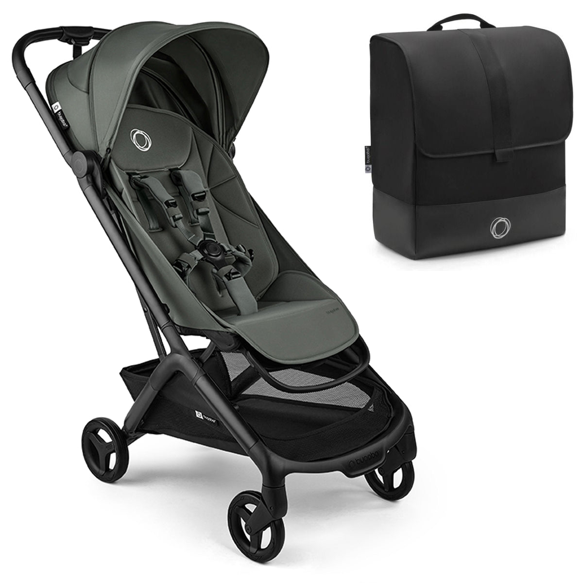 Bugaboo Butterfly 2 Pushchair & Travel Bag - Forest Green