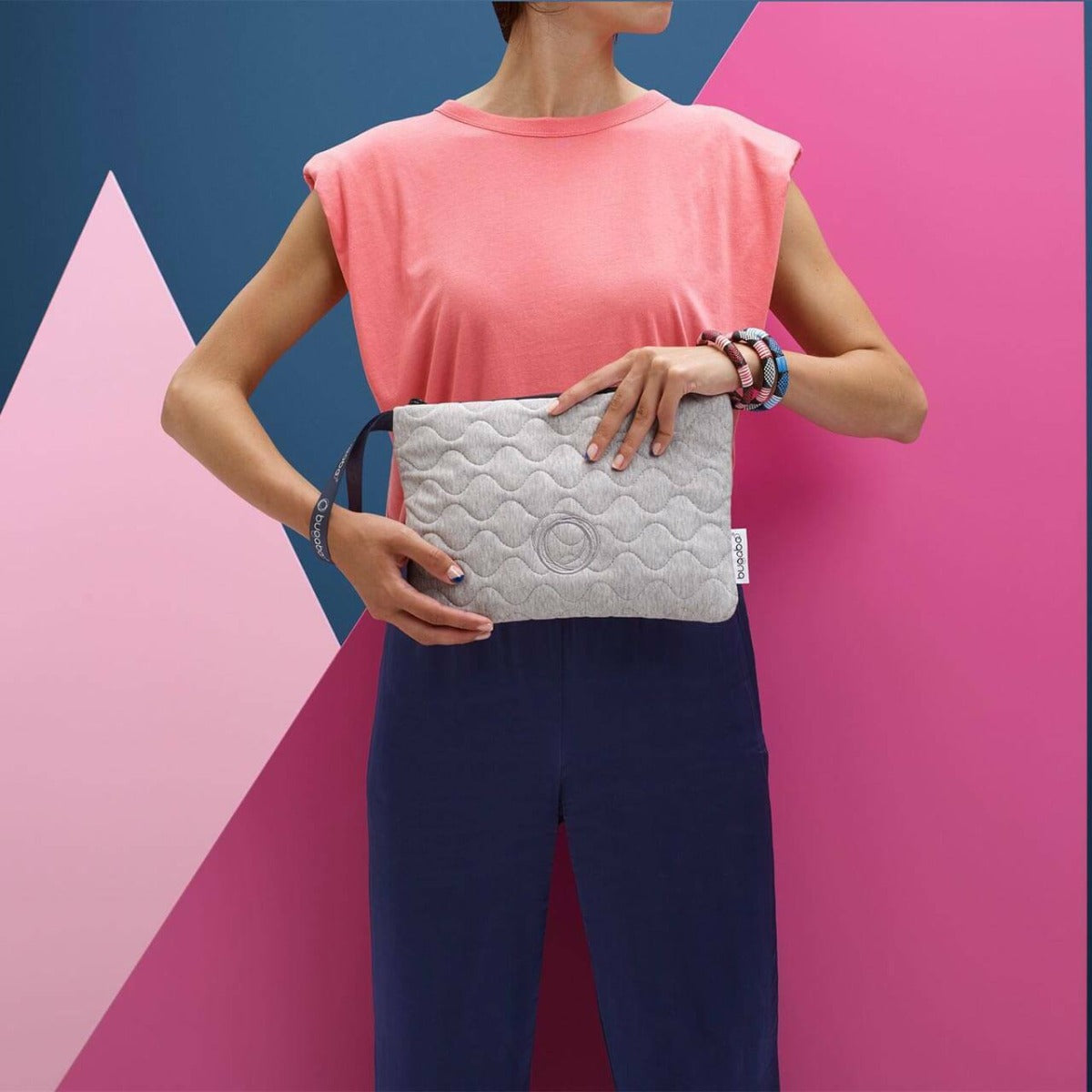 Bugaboo Changing Clutch Bag - Light Grey Melange