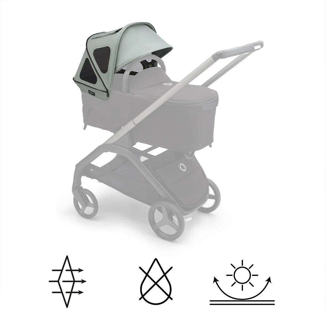 Bugaboo Dragonfly Breezy Sun Canopy - Pine Green