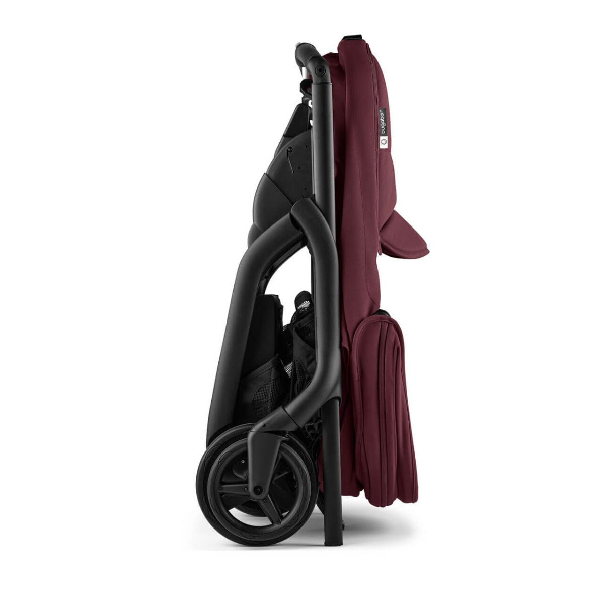 Bugaboo Dragonfly Travel System with Otter 360 + Rotating Isofix Base - Black/Dark Cherry